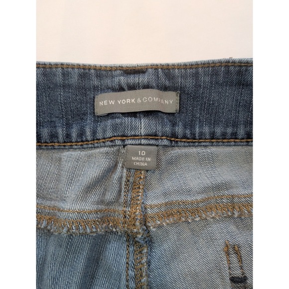 New York & Company Cuffed Jean Shorts Women's Size 10 - Picture 6 of 10